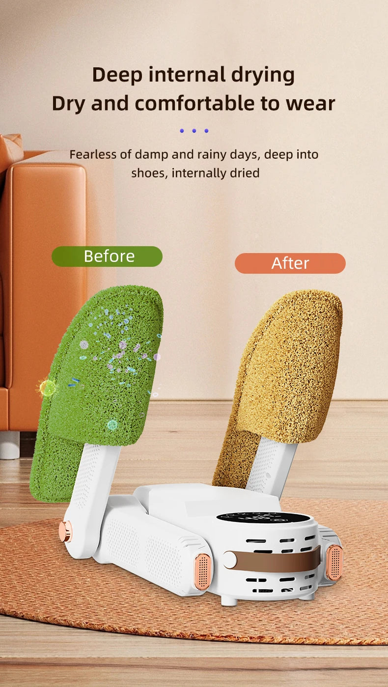 Electric Shoes Dryer Portable Foldable