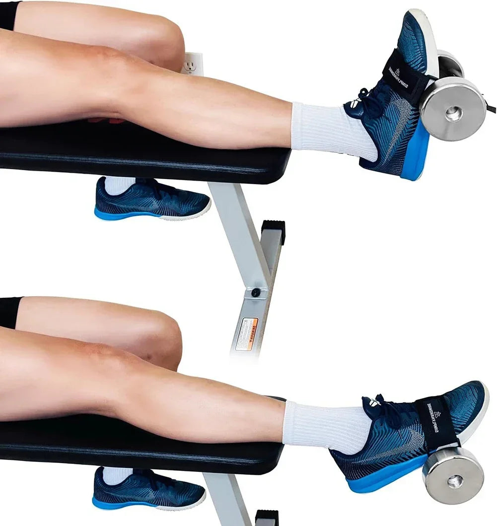 1/2pcs Dumbbell Ankle Strap Weight Lifting Foot Bands