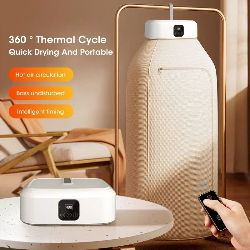 Mini Portable Dryer Foldable Electric Dryer Intelligent