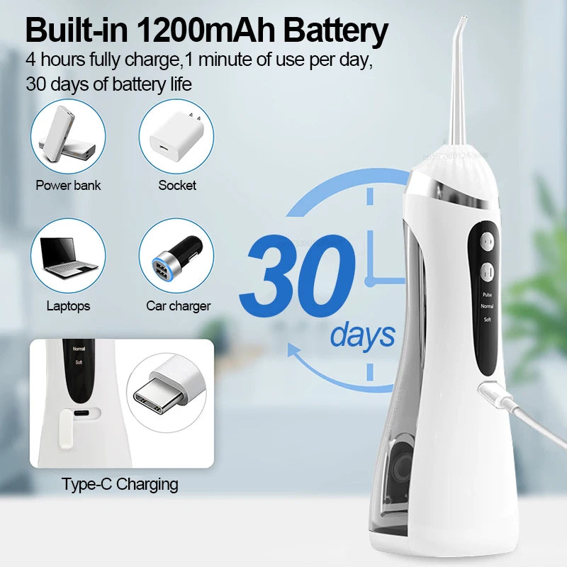 Oral irrigator Electric Dental Water Flosser for Teeth Machine