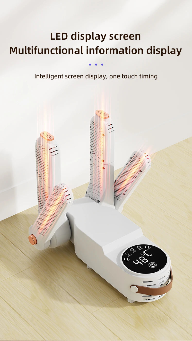 Electric Shoes Dryer Portable Foldable