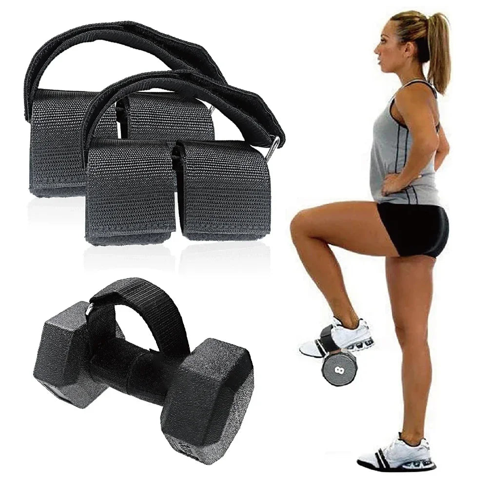 1/2pcs Dumbbell Ankle Strap Weight Lifting Foot Bands