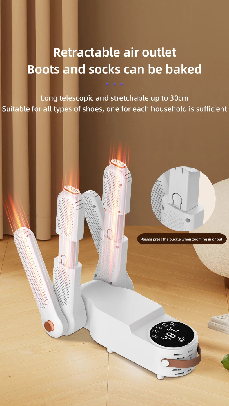 Electric Shoes Dryer Portable Foldable